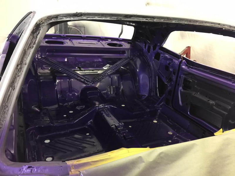 PLUM CRAZY OEM BASECOAT DODGE CHALLENGER CAR