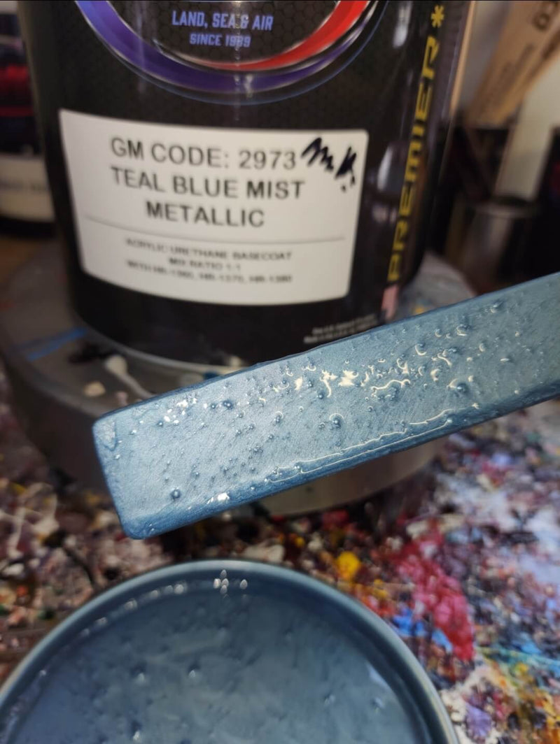 Teal Blue Mist Metallic Basecoat