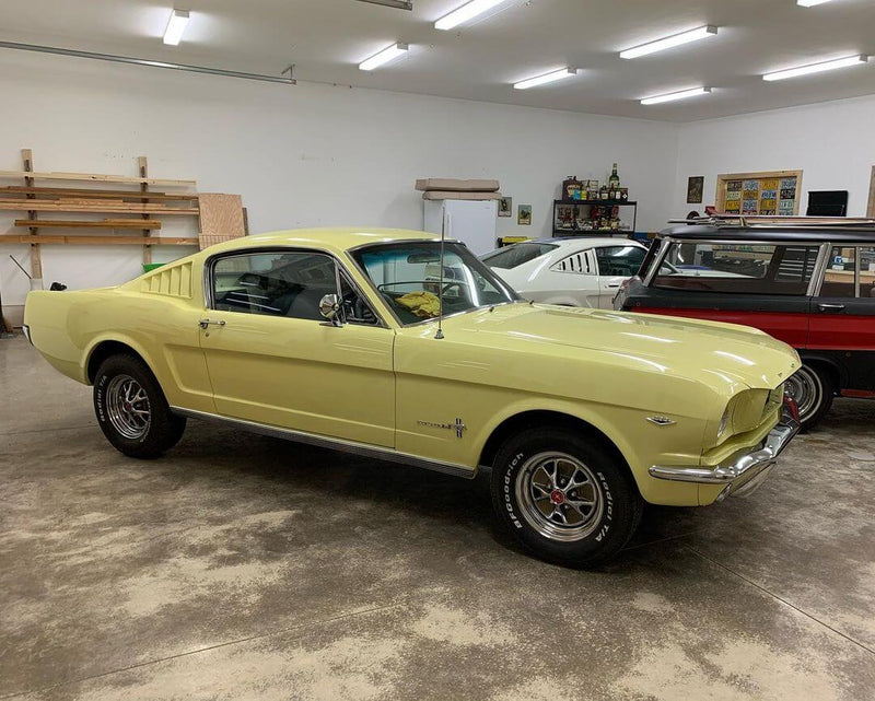 SPRINGTIME YELLOW 1966 FORD MUSTANG