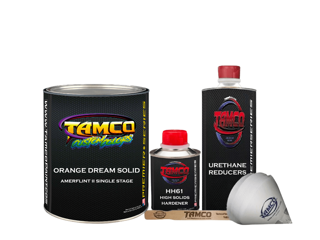 Tamco Paint Custom Color Orange Dream Solid Amerflint Quart