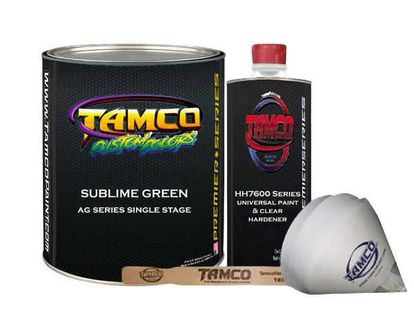 Tamco Paint Custom Color Sublime Green in AG Series Single Stage Gallon Kit