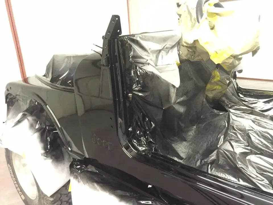 Tamco Paint AG Series Single Stage Factory Pack Kit (AG900 Jet Black) on Jeep Wrangler