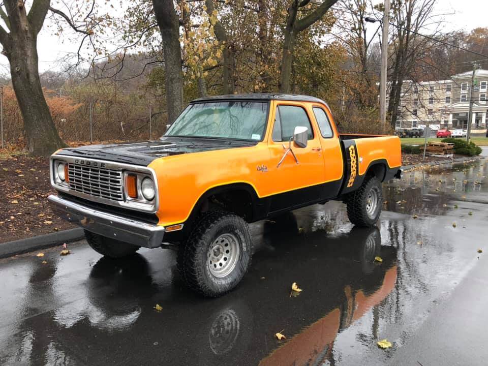 Tamco Paint AG900 Jet Black Single Stage on 1977 Dodge Power Wagon