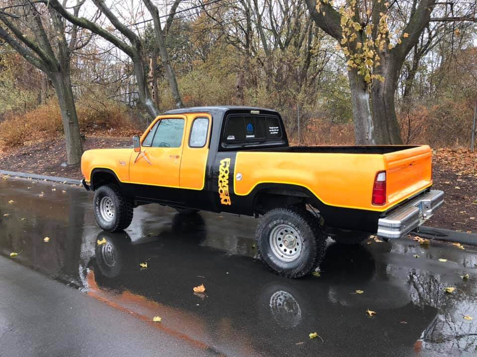 Tamco Paint AG900 Jet Black Single Stage on 1977 Dodge Power Wagon