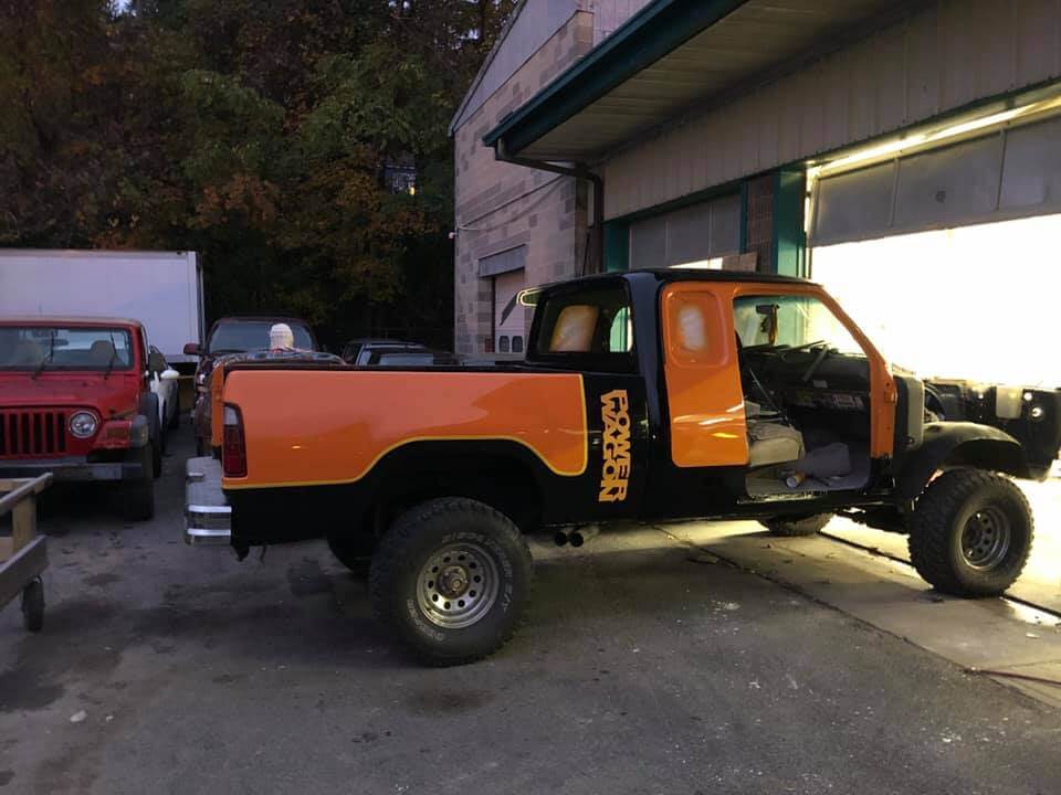 Tamco Paint AG900 Jet Black Single Stage on 1977 Dodge Power Wagon