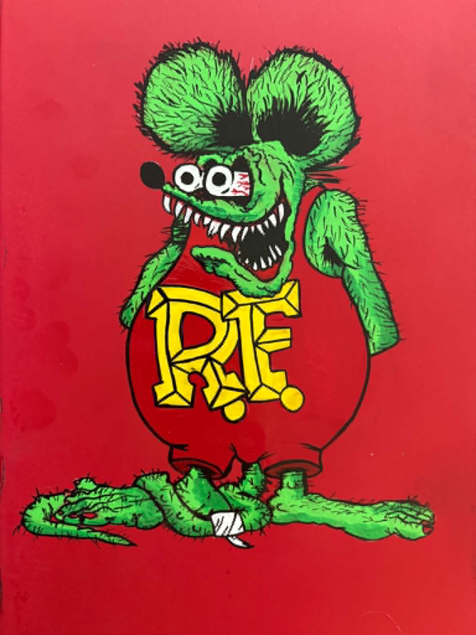 Tamco Paint AG902 Bright Red on Rat Fink