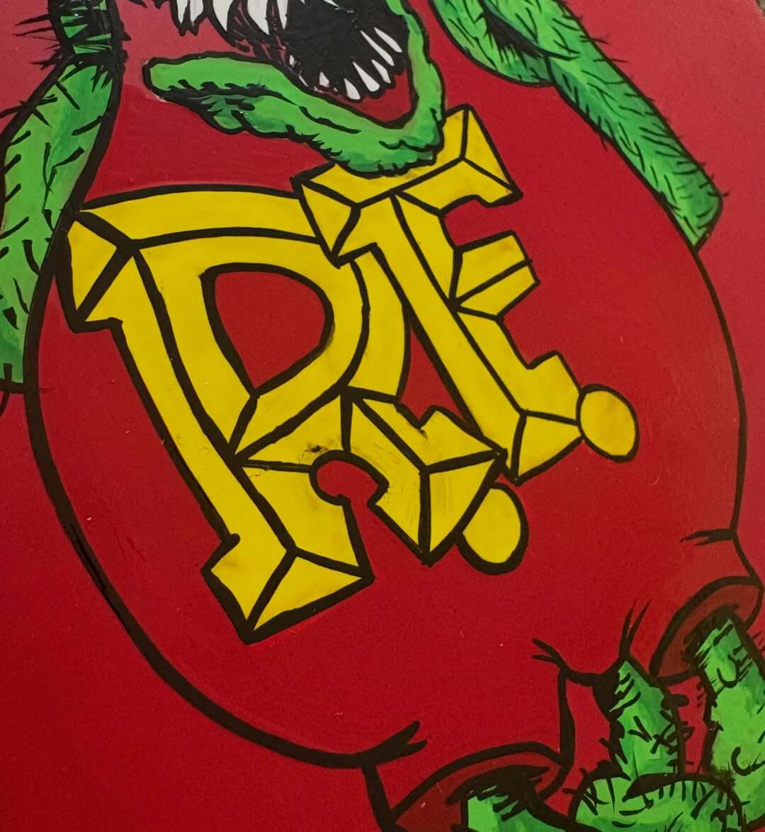 Tamco Paint AG902 Bright Red on Rat Fink