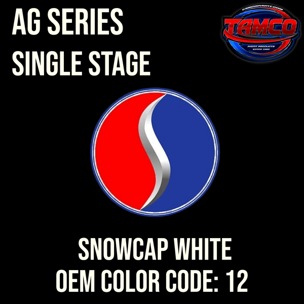 Tamco Paint Studebaker Snowcap White code 12 OEM AG Series Single Stage