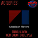 Tamco Paint AMC Rambler Antigua Red code P3A OEM AG Series Single Stage