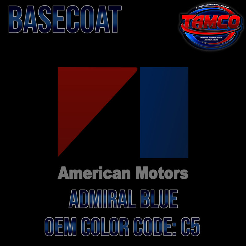 AMC Admiral Blue | C5 | 1972 | OEM Basecoat