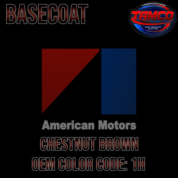 AMC Chestnut Brown | 1H | 1981-1983 | OEM Basecoat