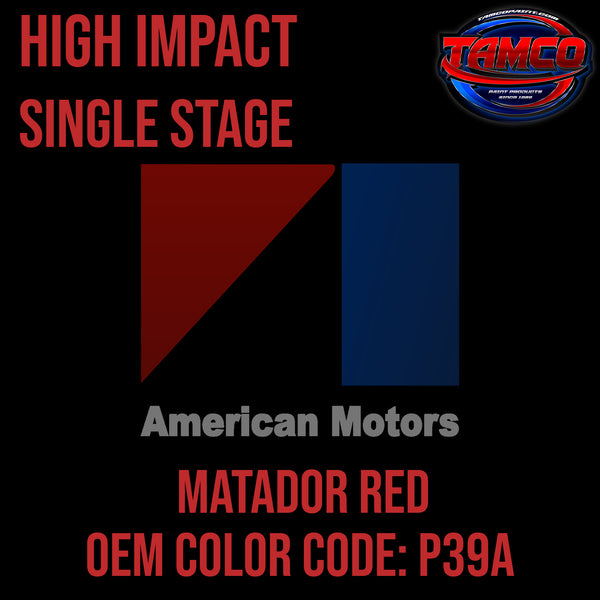 AMC Matador Red | P39A | 1967-1968 | OEM High Impact Series Single Stage