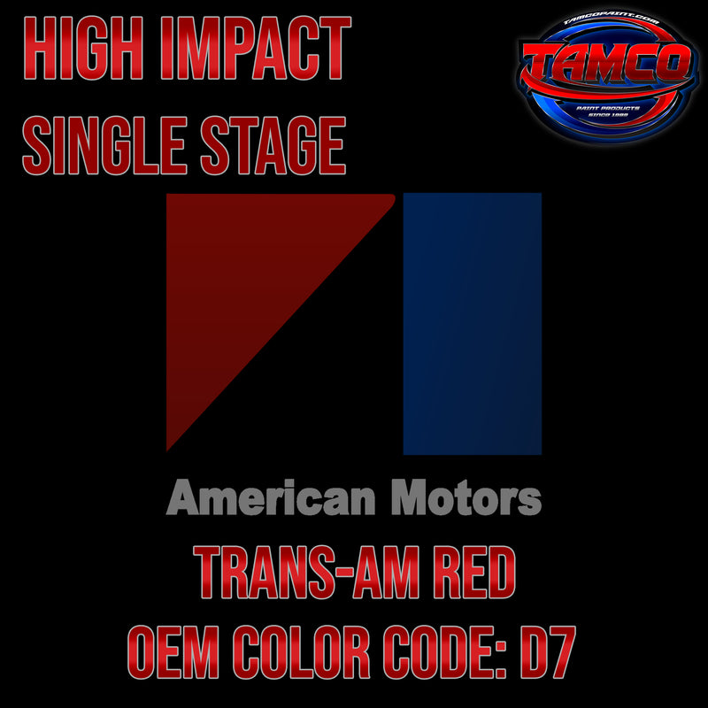 AMC Trans-Am Red | D7 | 1972-1975 | OEM High Impact Series Single Stage