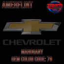 Chevrolet Mahogany  OEM Amerflint II Series Single Stage