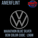 Tamco Paint Volkswagen Marathon Blue Silver Poly Code L96M OEM Amerflint II Series Single Stage