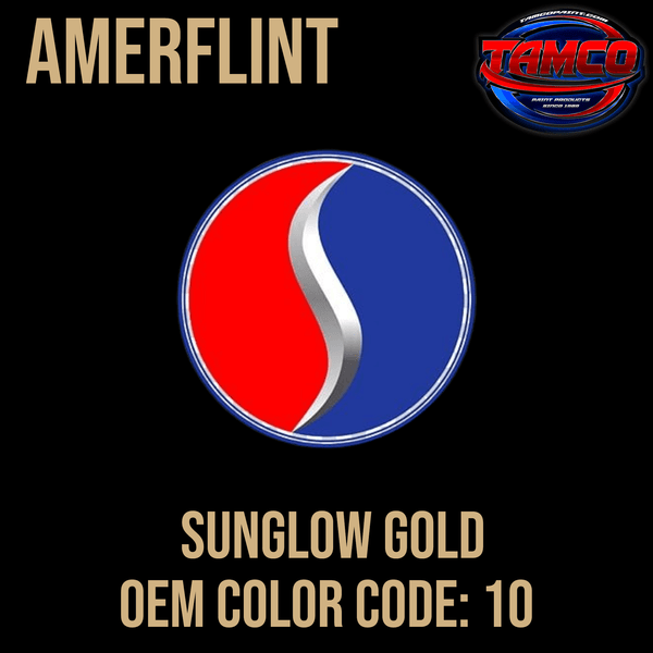 Tamco Paint Studebaker Sunglow Gold Code 10 OEM Amerflint II Series Single Stage