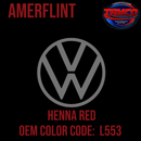 Tamco Paint Volkswagen Henna Red Code  L553  OEM Amerflint II Series Single Stage