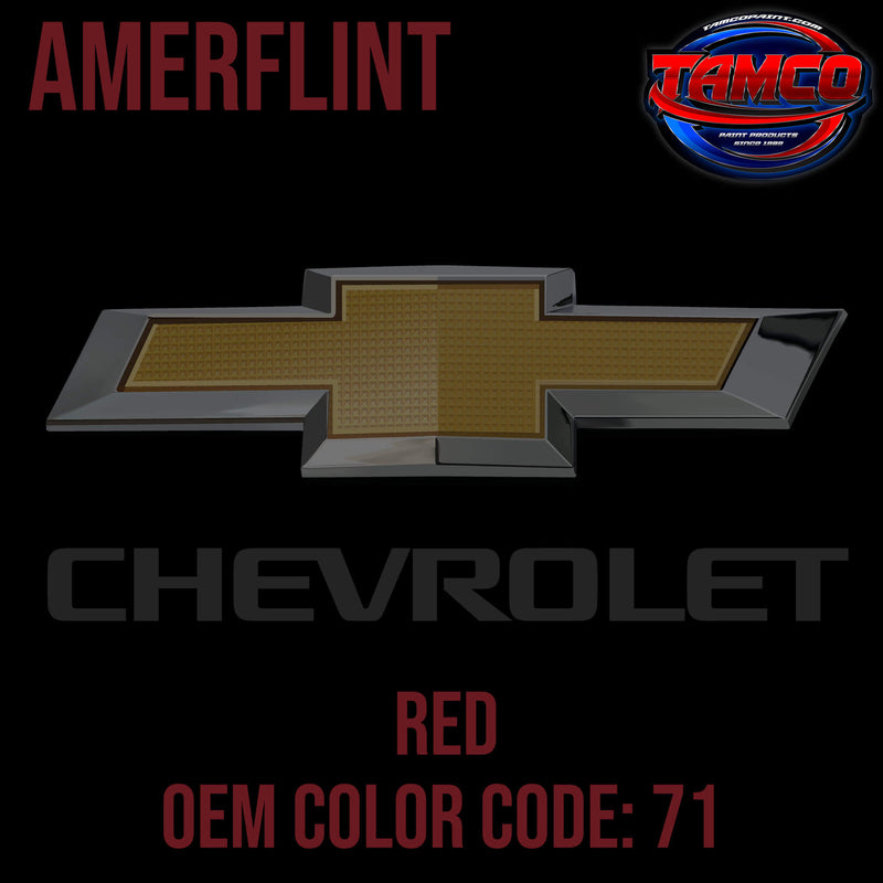 Chevrolet Red | 71 | 1977-1978 | OEM Amerflint II Series Single Stage