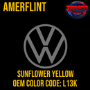 Tamco Paint Volkswagen Sunflower Yellow Code L13K OEM Amerflint II Series Single Stage
