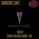Tamco Paint Pontiac Gold  OEM Amerflint II Series Single Stage