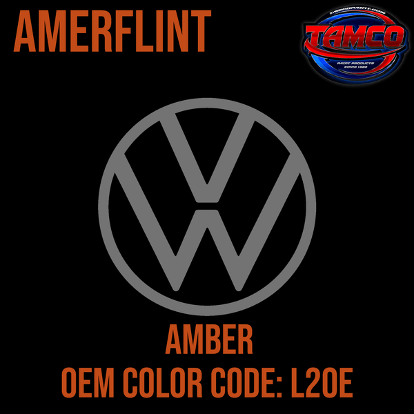 Tamco Paint Volkswagen Amber  Code L20E OEM Amerflint II Series Single Stage
