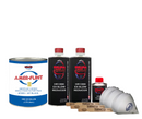 Tamco Paint Amerflint II Single Stage Factory Pack Kit Jet Black Quart with HR1390