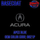 Acura Apex Blue OEM Basecoat 