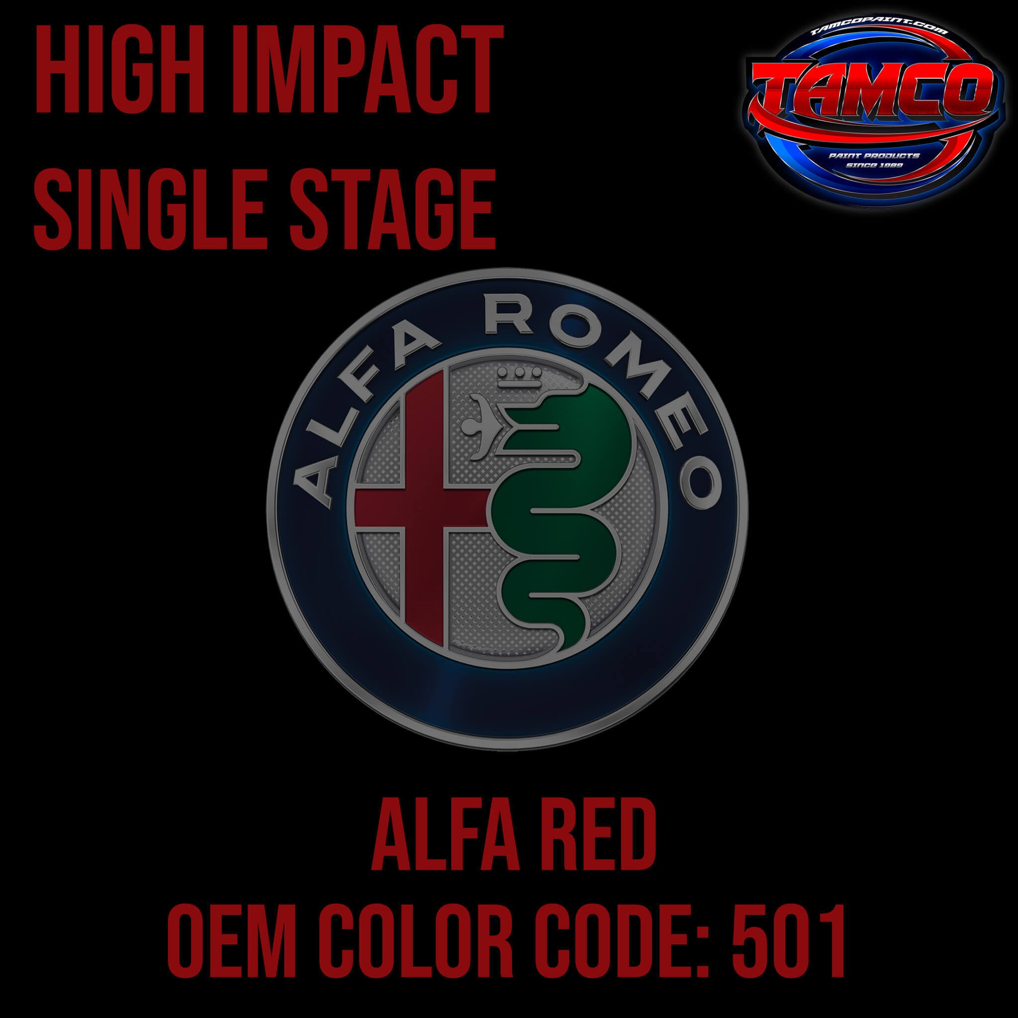 Alfa Romeo Alfa Red | 501 | 1969-1981 | OEM High Impact Series Single