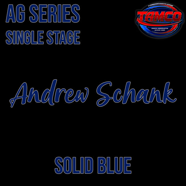 Tamco Paint's Customer Color Andrew Schank Solid Blue AG Series Single Stage