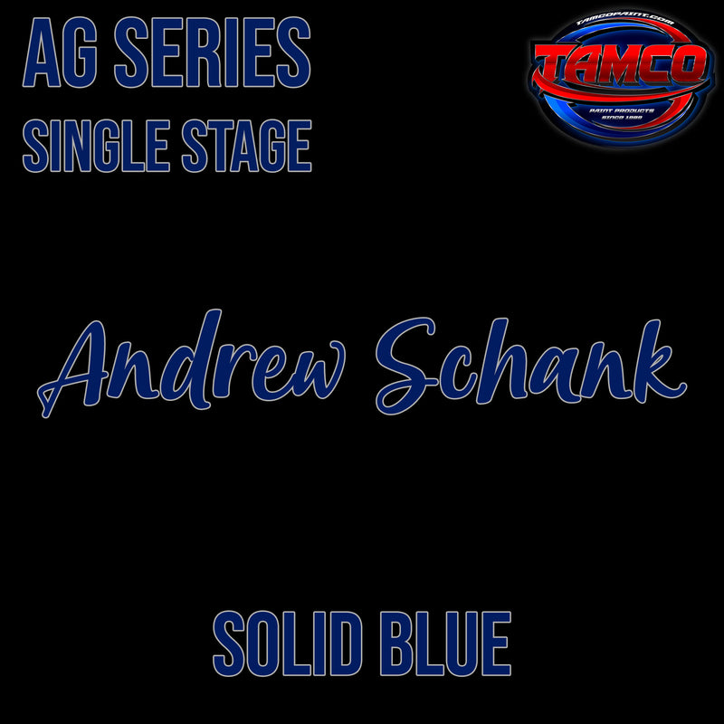 Tamco Paint's Customer Color Andrew Schank Solid Blue AG Series Single Stage