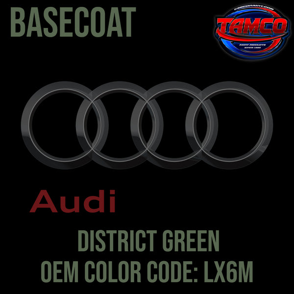 Audi District Green | LX6M | 2020-2024 | OEM Basecoat