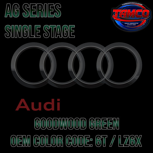 Audi Goodwood Green | 6T/ LZ6X | 2002-2005 | OEM AG Series Single Stage
