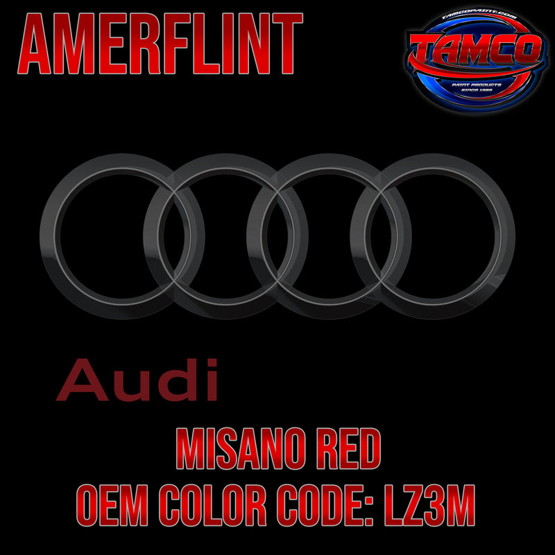 Audi Misano Red Amerflint II Single Stage