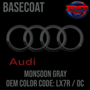 Tamco Paint Audi Monsoon Gray OEM Color Code: LX7R / 0C Basecoat
