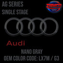 Tamco Paint Audi Nano Gray Code LX7M / G3 OEM AG Series Single Stage