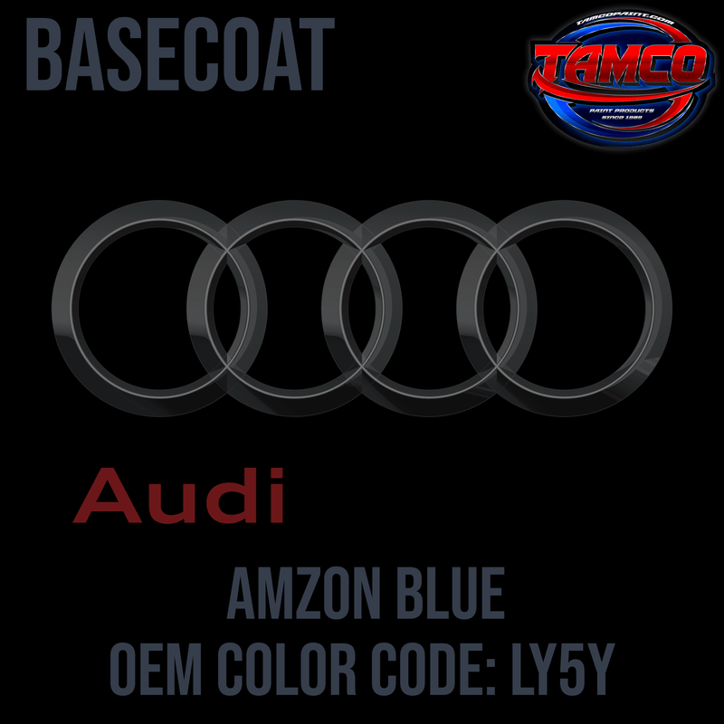 Tamco Paint Audi Amazon Blue Code LY5Y OEM Basecoat