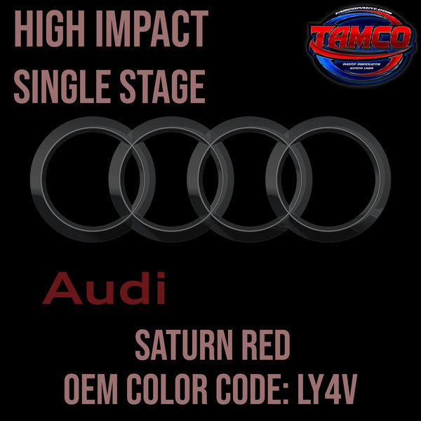 Audi Saturn Red | LY4V | OEM High Impact Single Stage