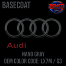 Tamco Paint Audi Nano Gray Code LX7M / G3 OEM Basecoat