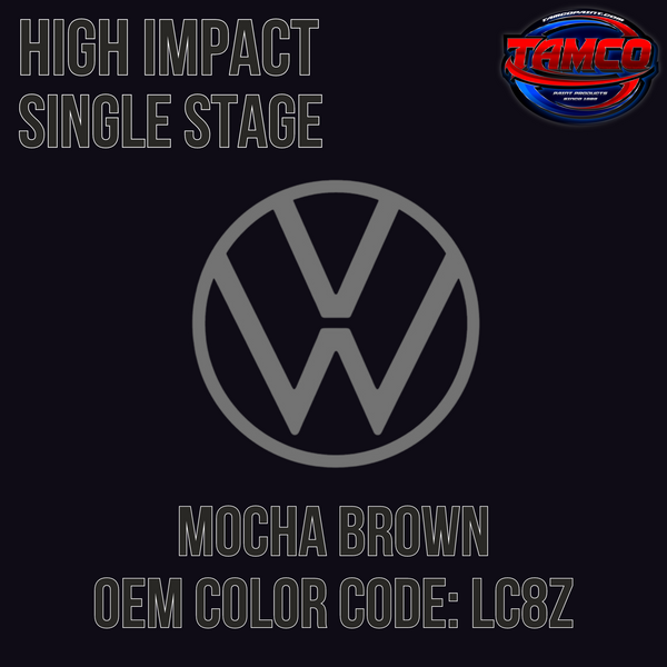 Volkswagen Mocha Brown | LC8Z | 2006-2019 | OEM High Impact Series Single Stage