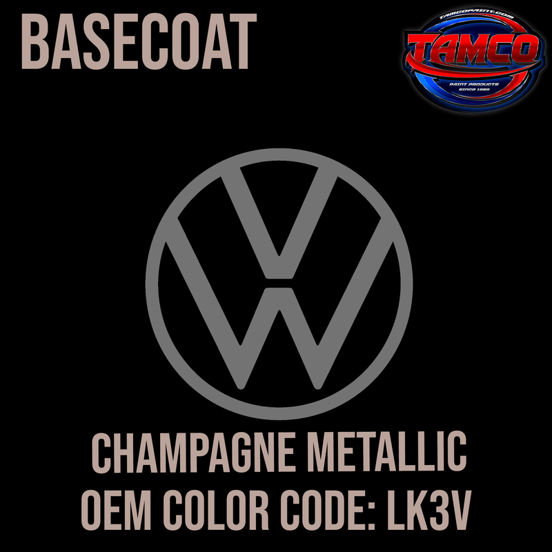 Tamco Paint Volkswagen Champagne Metallic  Code LK3V  OEM Basecoat