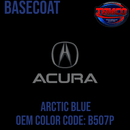 Tamco Paint Acura Arctic Blue  Code B507P OEM Basecoat