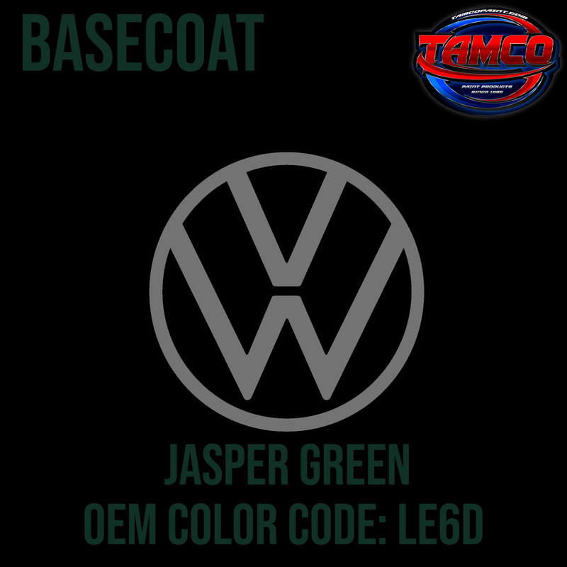 Tamco Paint Volkswagen Jasper Green Code LE6D OEM Basecoat