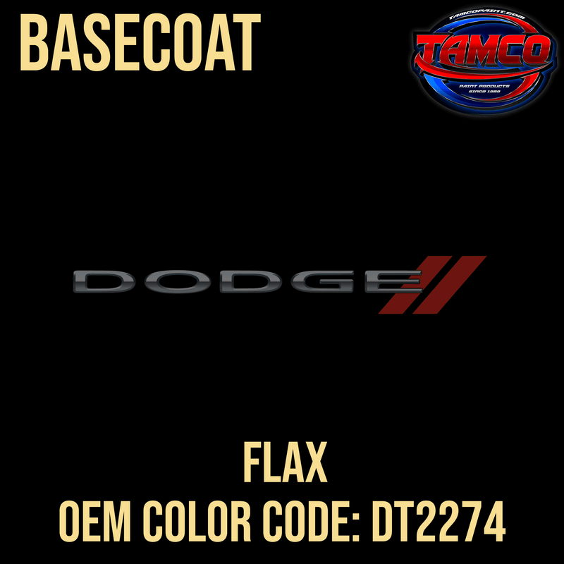 Tamco Paint Dodge Flax code DT2274 OEM Basecoat