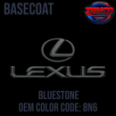 Tamco Paint Lexus Bluestone Code 8N6 OEM Basecoat