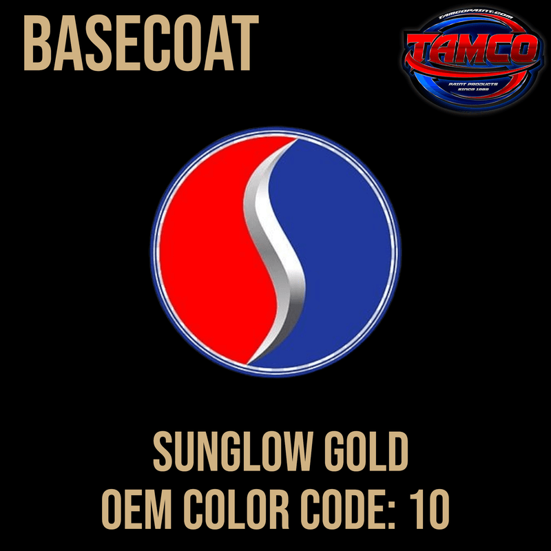 Tamco Paint Studebaker Sunglow Gold Code 10 OEM Basecoat
