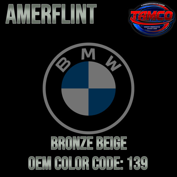 BMW Bronze Beige | 139 | 1990 | OEM Amerflint II Series Single Stage