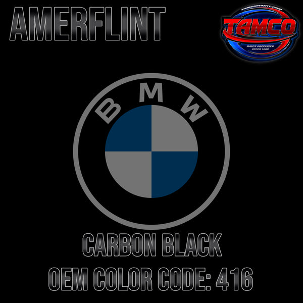 BMW Carbon Black | 416 | 1999-2022 | OEM Amerflint II Series Single Stage
