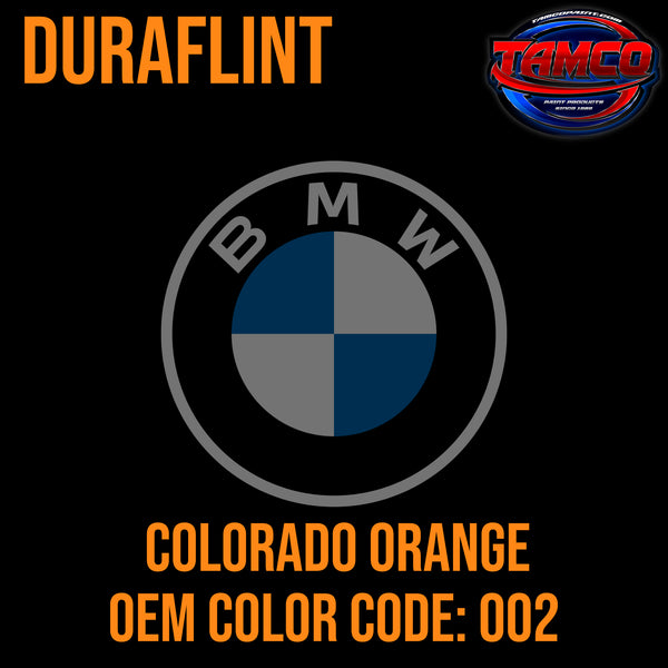 BMW Colorado Orange | 002 | 1970-1973 | OEM DuraFlint Series Single Stage