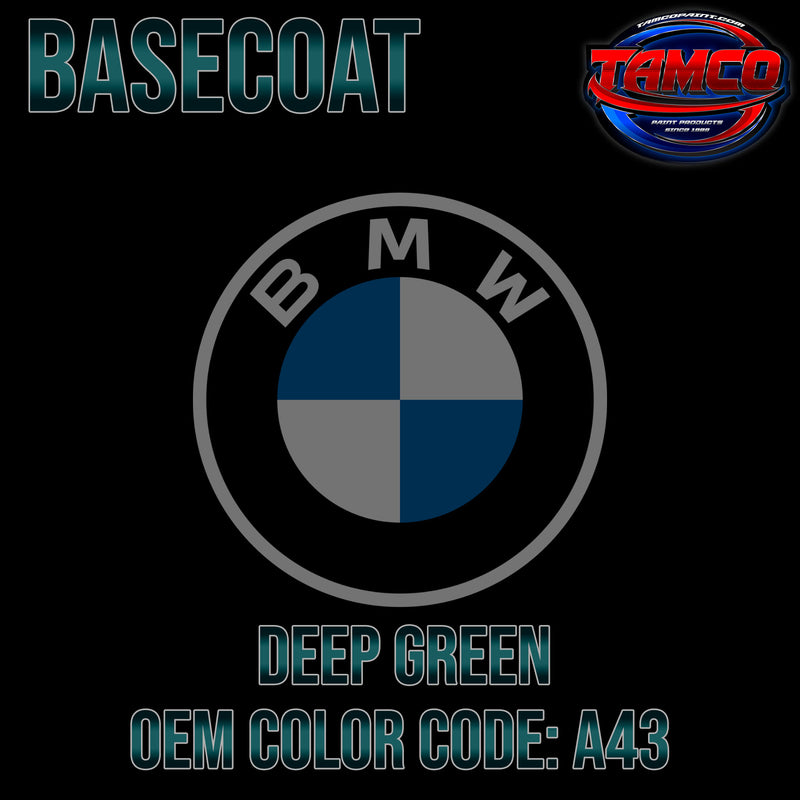 BMW Deep Green | A43 | 2006-2012 | OEM Basecoat