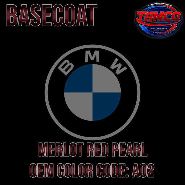 BMW Merlot Red Pearl | A02 | 2003-2005 | OEM Basecoat
